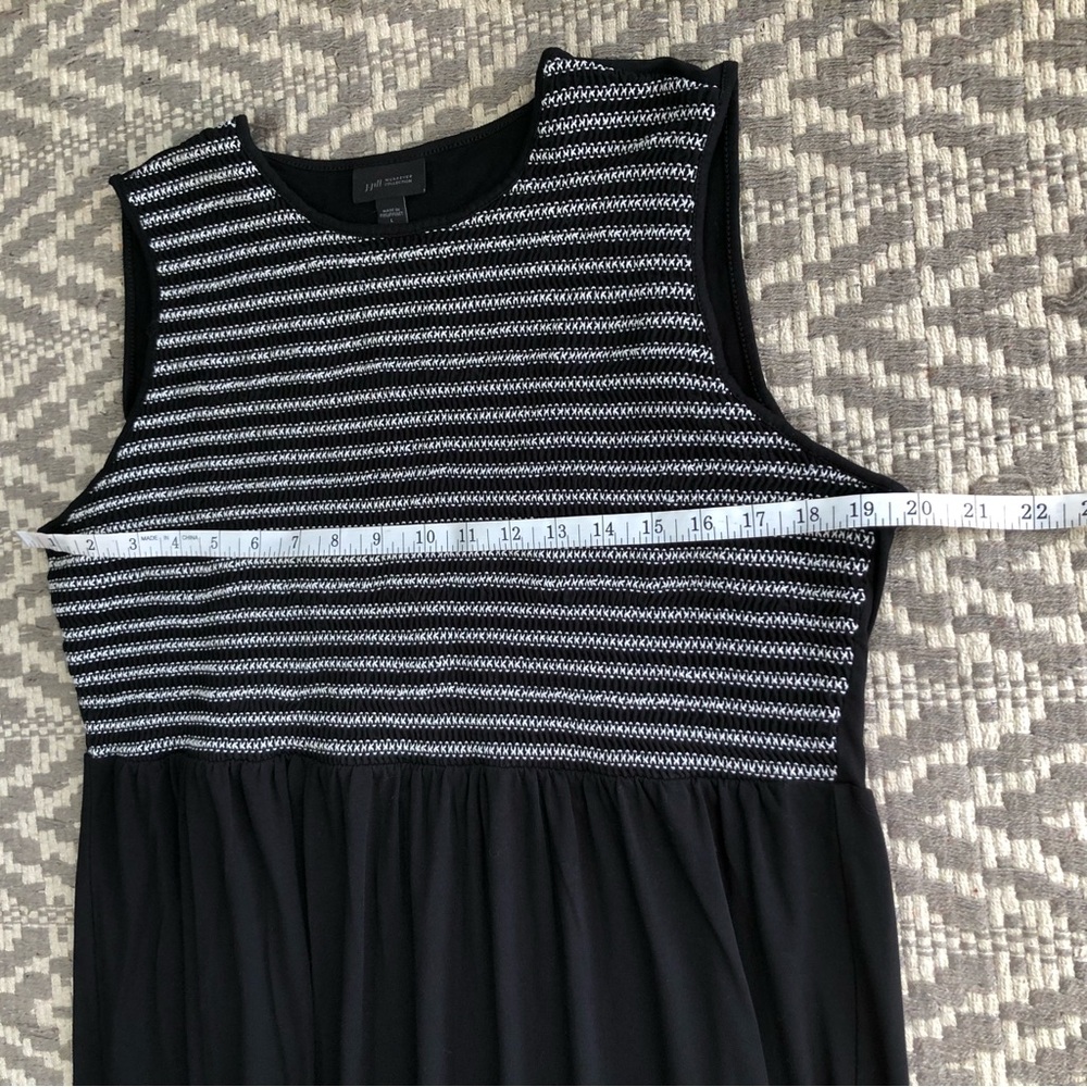 J Jill Wearever Collection sleeveless smocked bodice size large dress - Picture 4 of 7